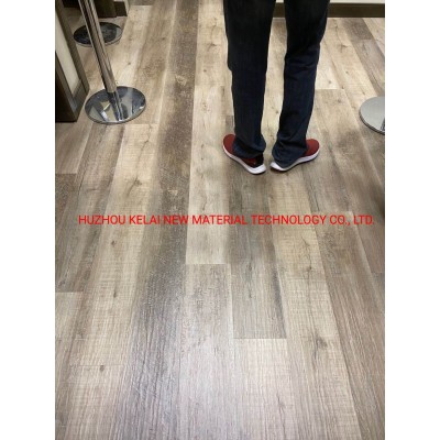 Non-Slip Waterproof Wooden Plastic Rigid Lvt Spc Click Vinyl Flooring Tile